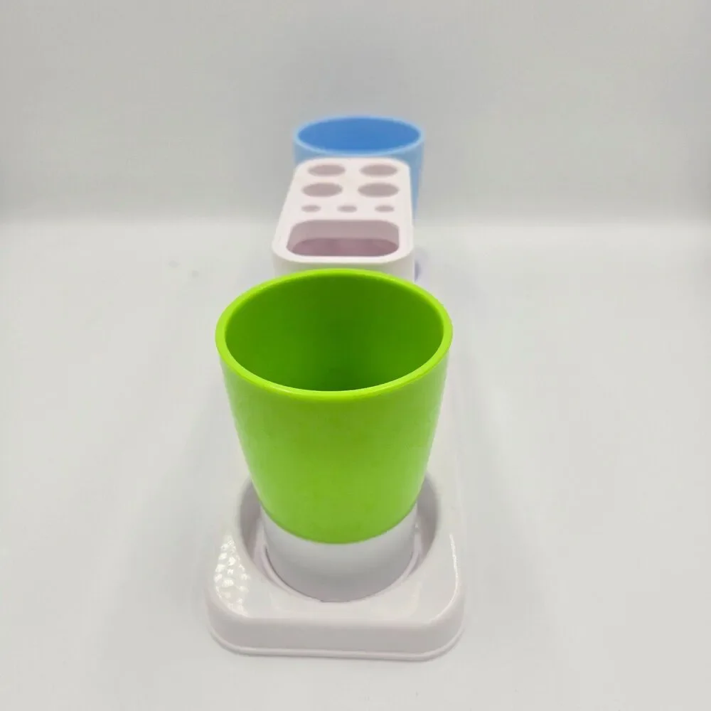 Toothbrush Holder Bathroom Organizer Cups